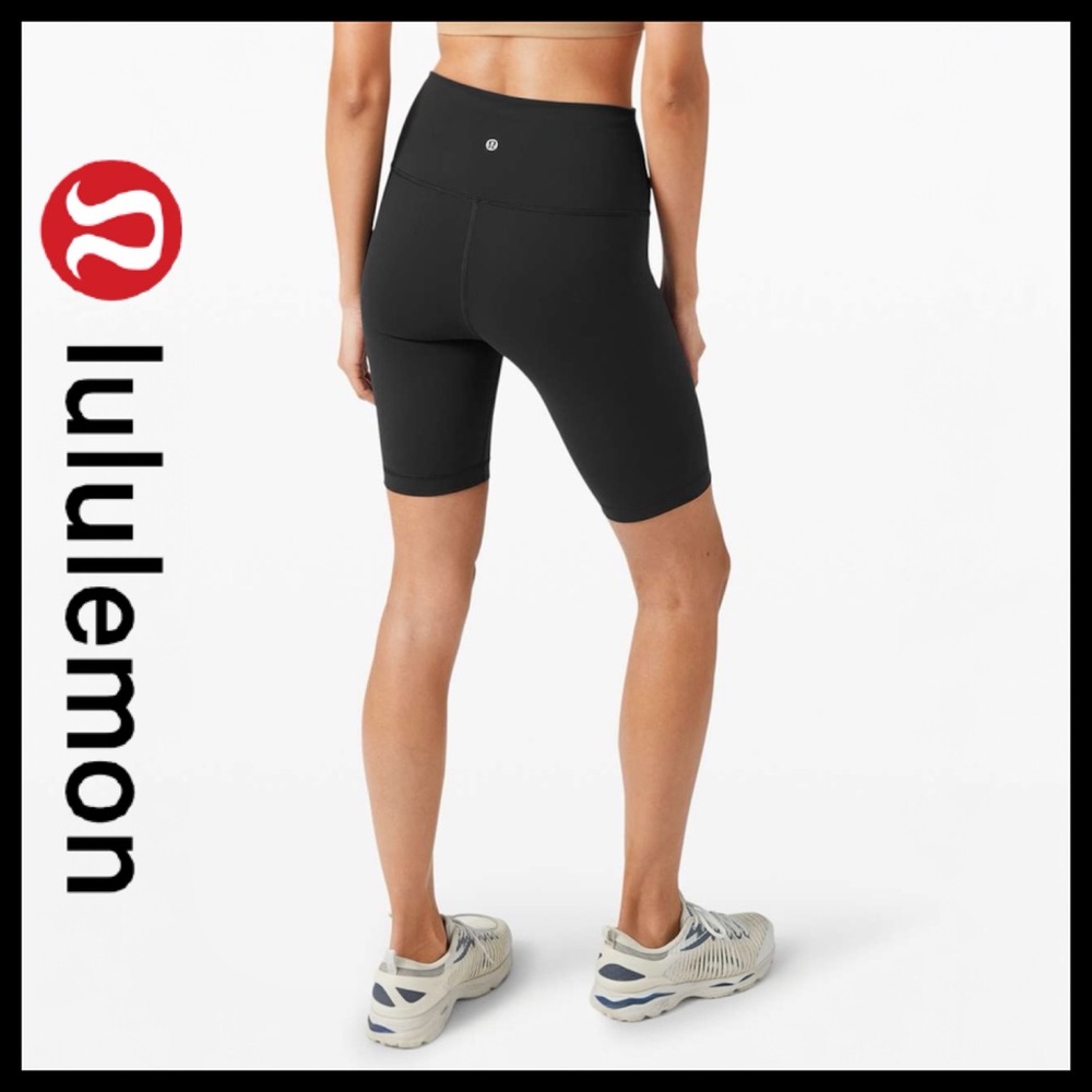 Lululemon Wunder Train High Rise Short 8" •Black